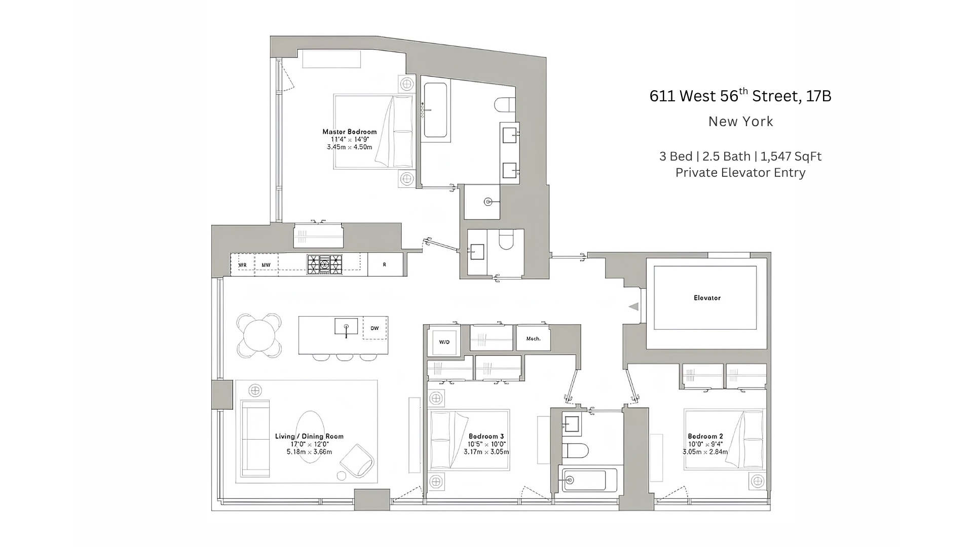 611 W 56TH Street 17B