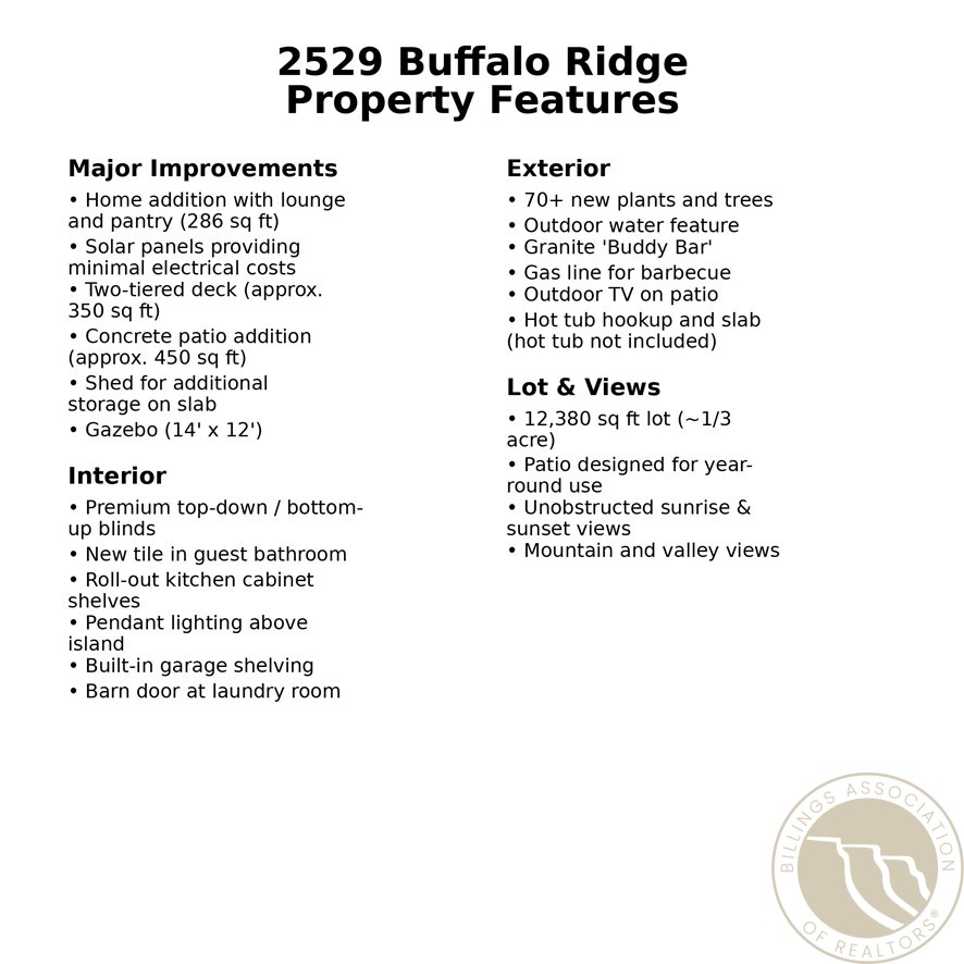 2529 Buffalo Ridge Trail