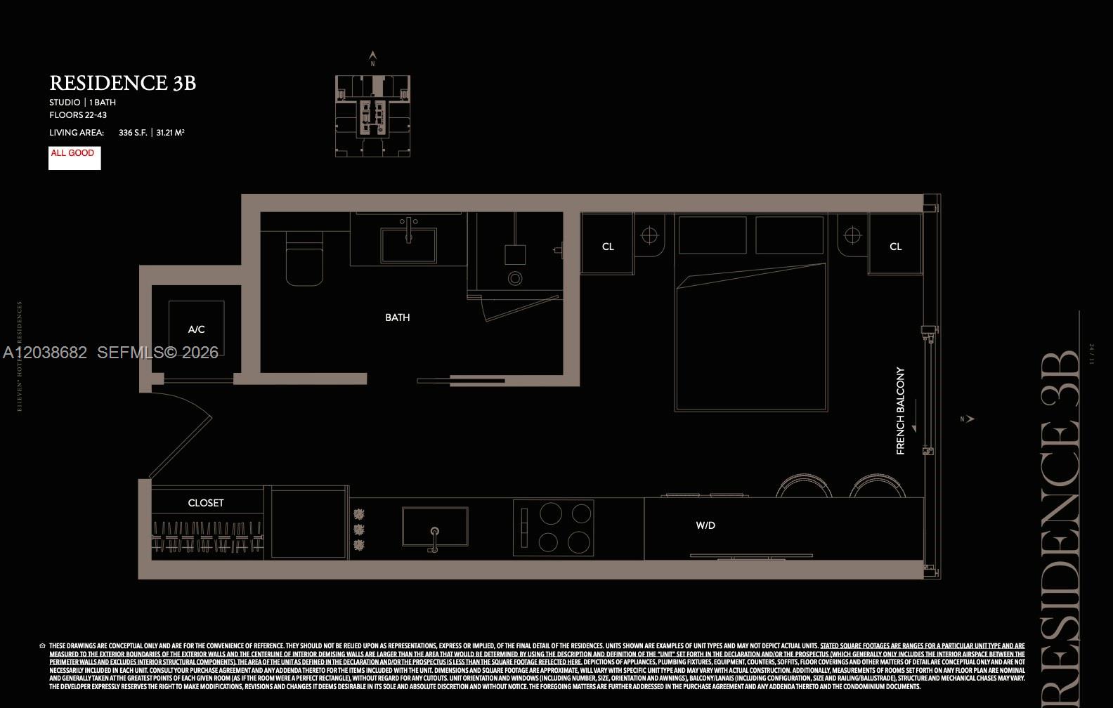 20 NE 11th # 3B Unit: Executive 3B