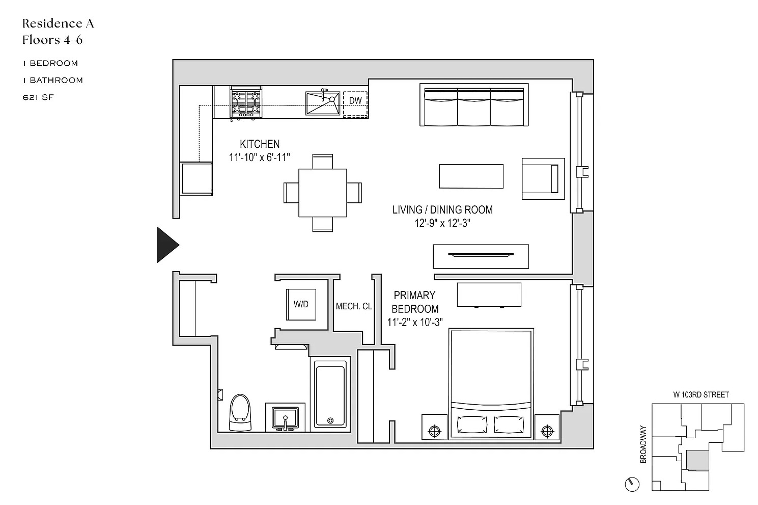 218 W 103RD Street 8A