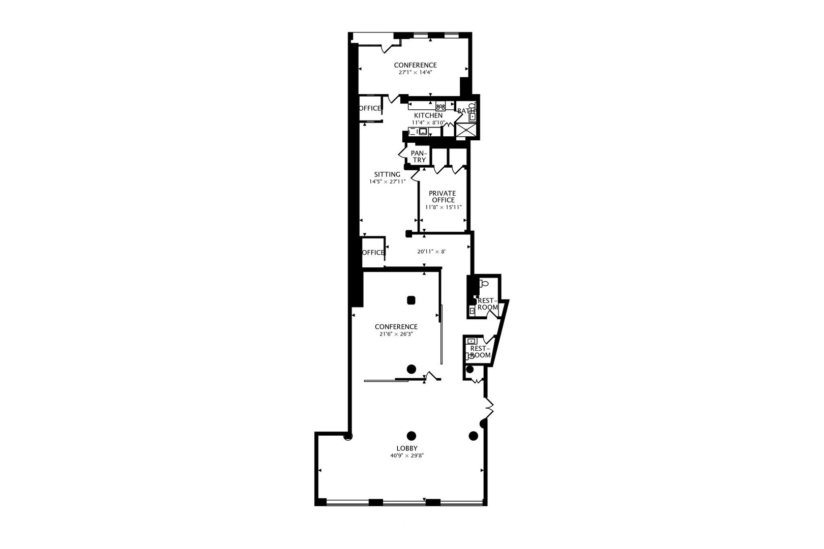 110 N PEORIA Street Unit: 102
