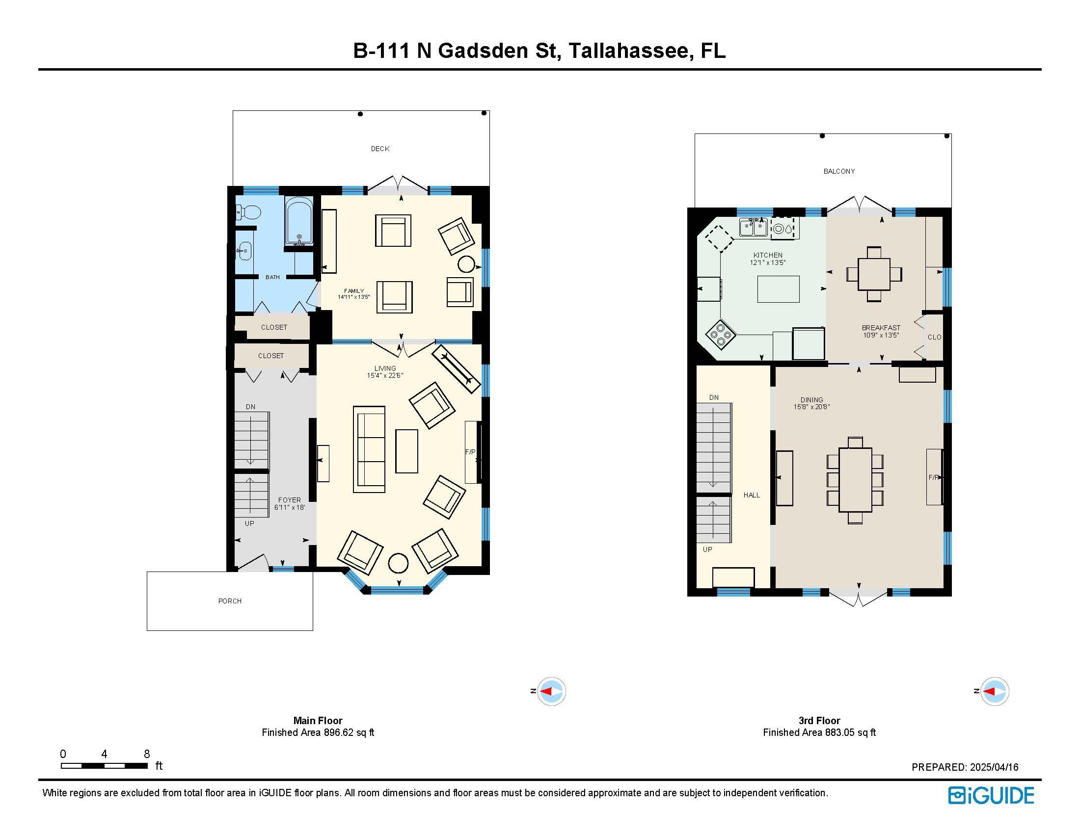 111-B S Gadsden Street Unit: 2