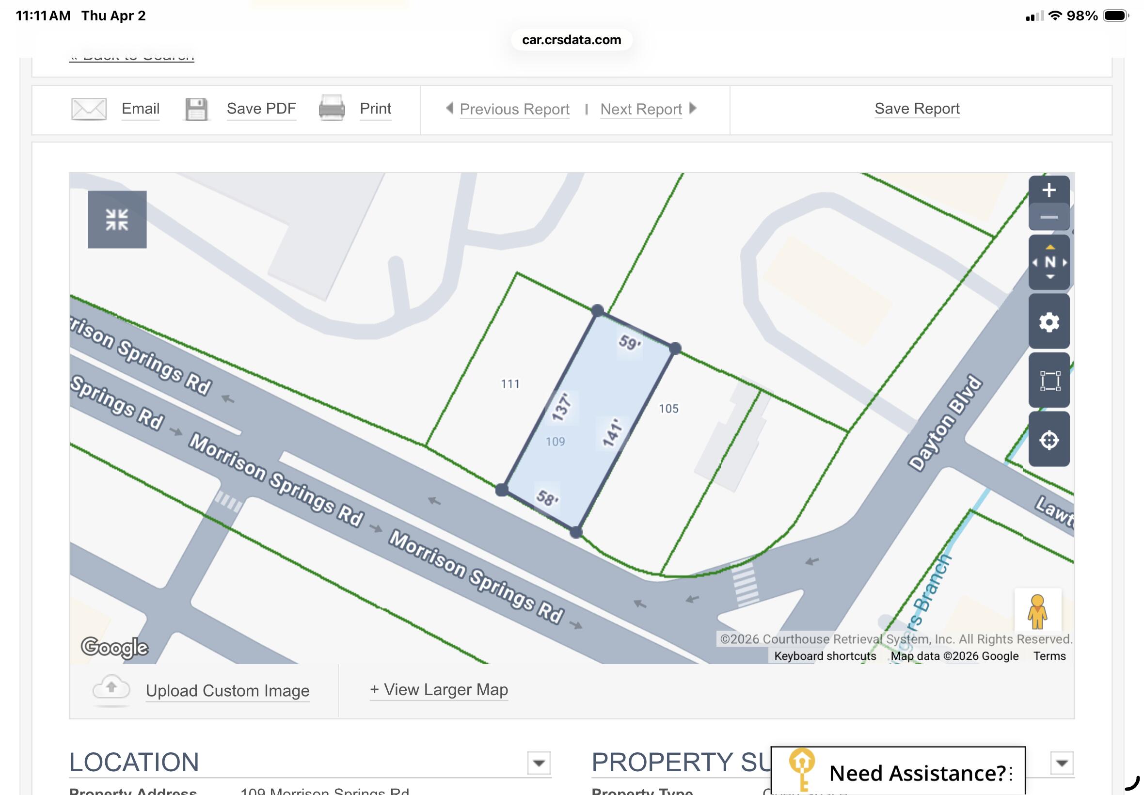 109 Morrison Springs Road