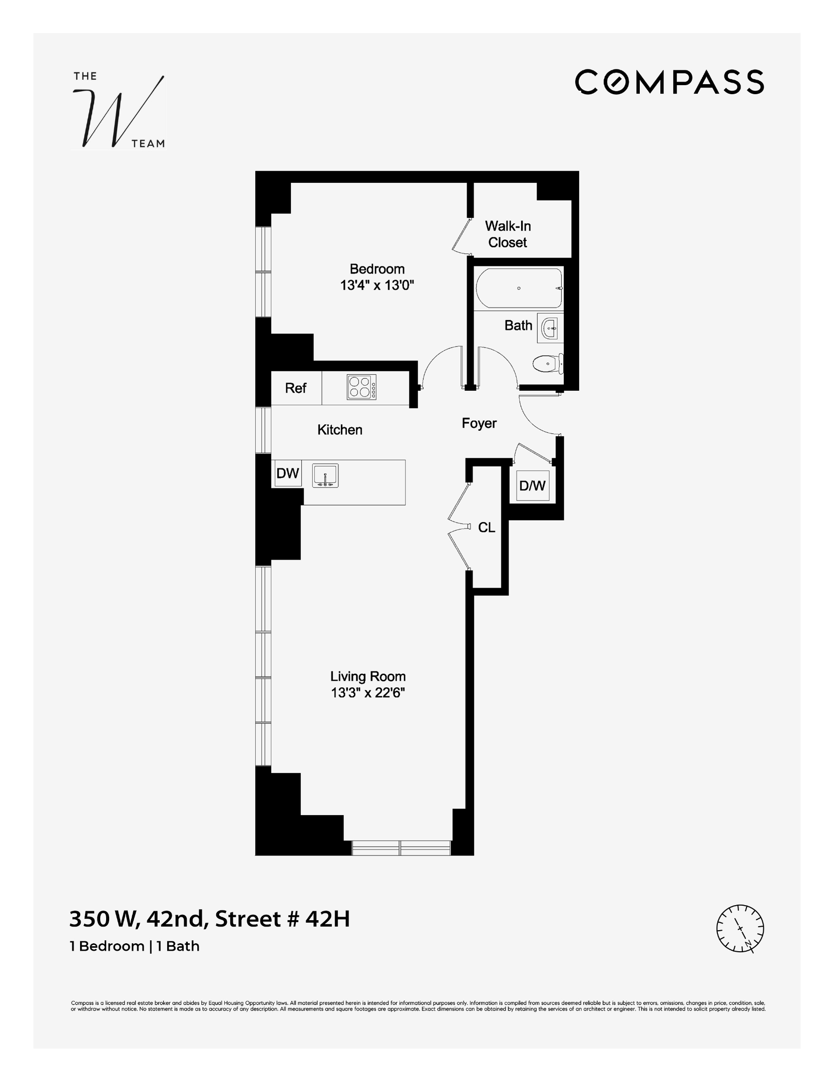 350 W 42nd Street 42H
