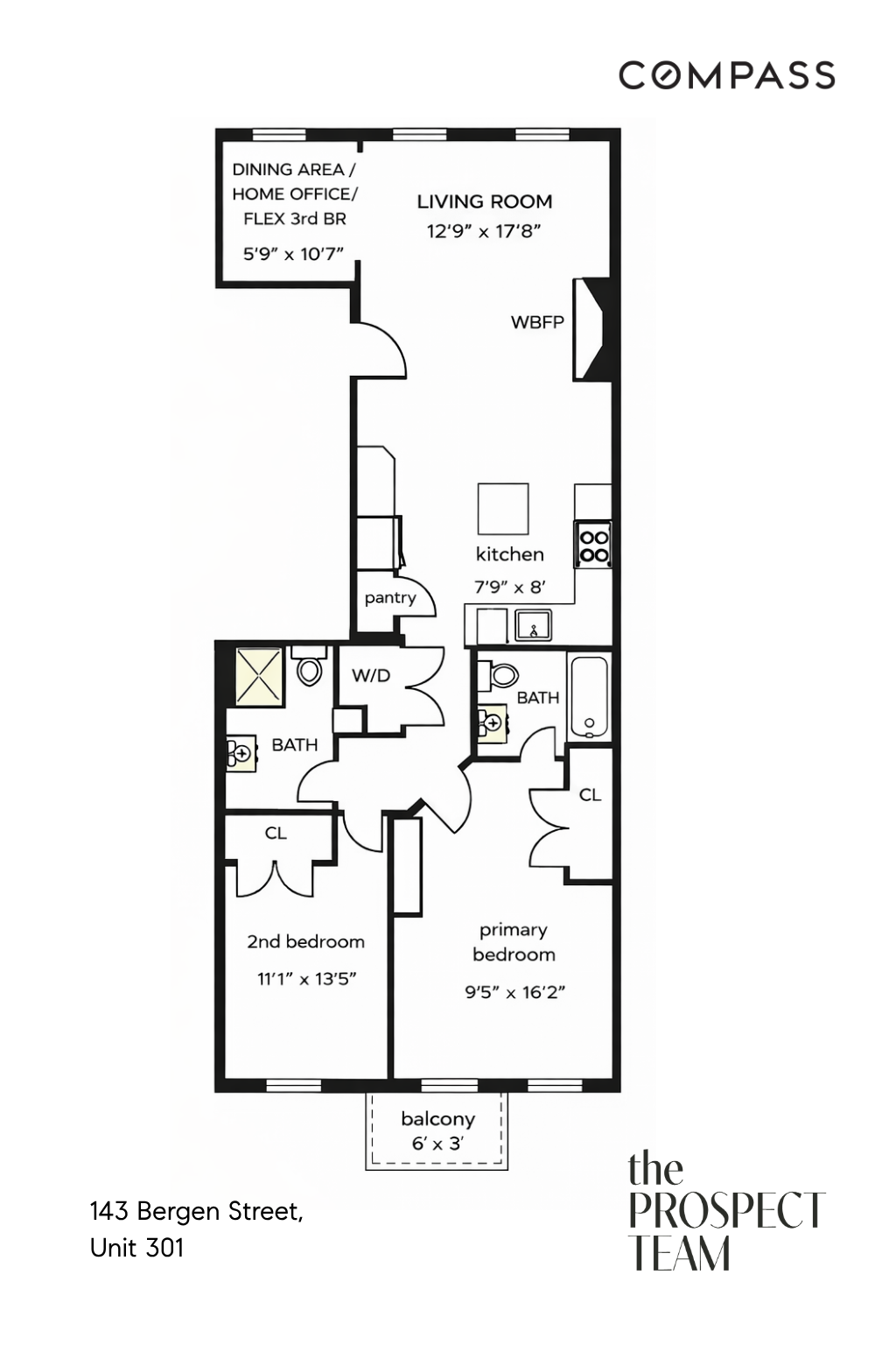 143 Bergen Street 301