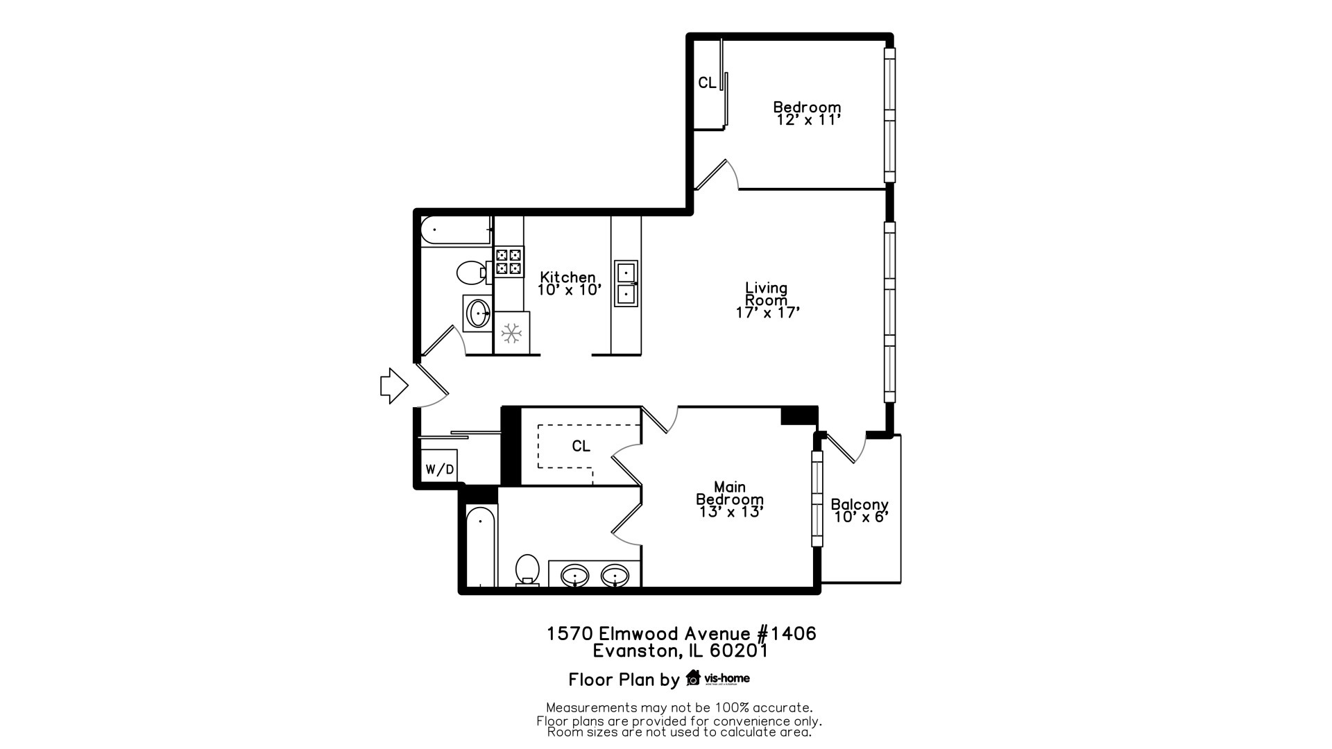 1570 Elmwood Avenue Unit: 1406