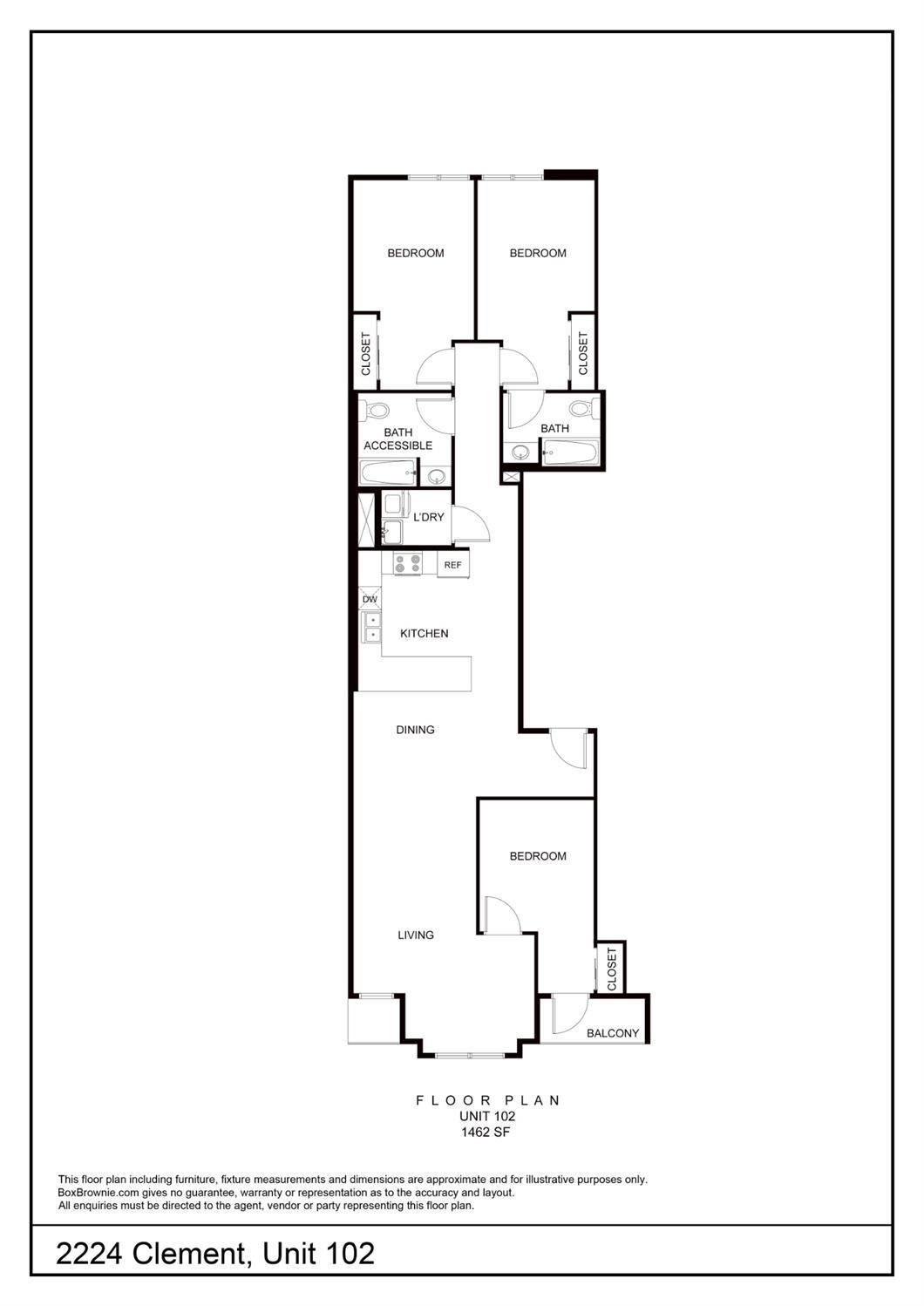 2224 Clement Street Unit: 102
