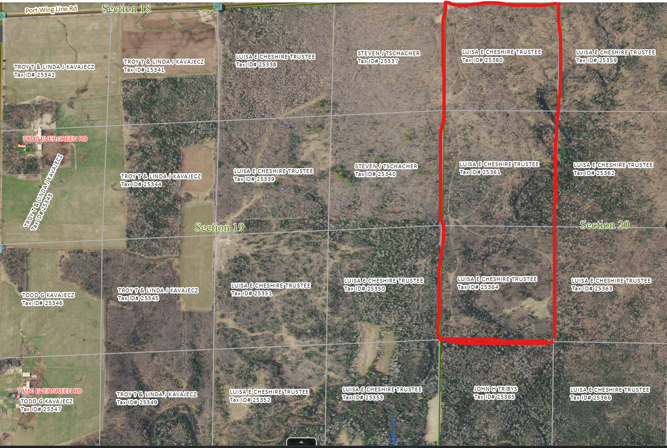 XX2X Port Wing Line Road