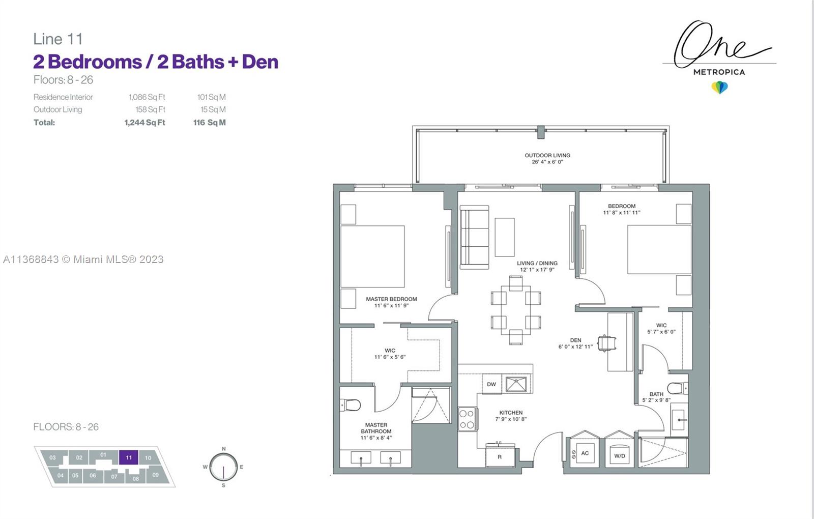 2000 Metropica Way # 1011