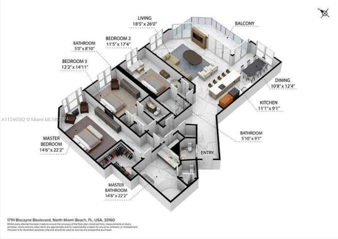 17111 Biscayne Blvd # 2209