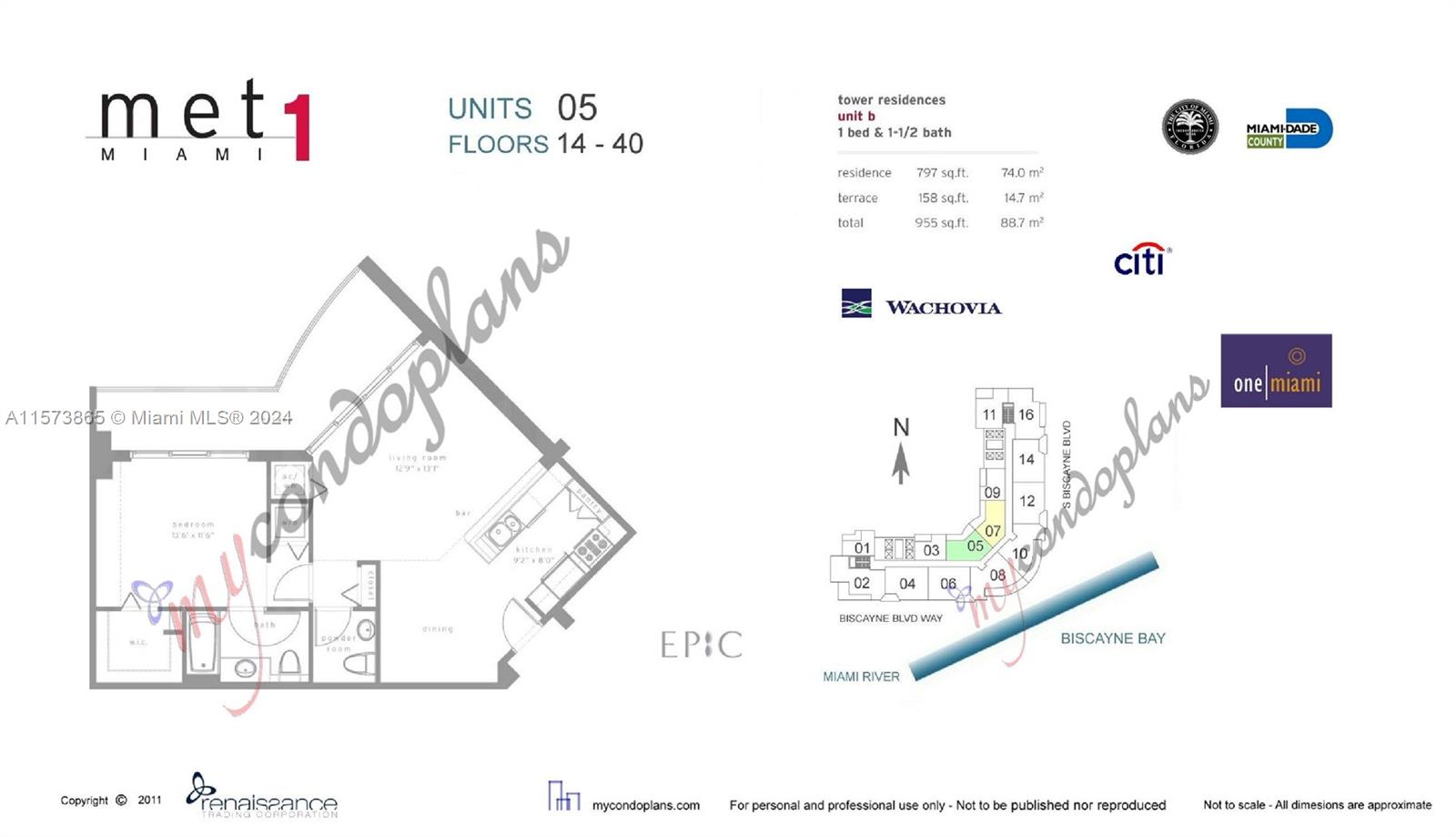300 S Biscayne Blvd # 3905 Unit: PH-3905