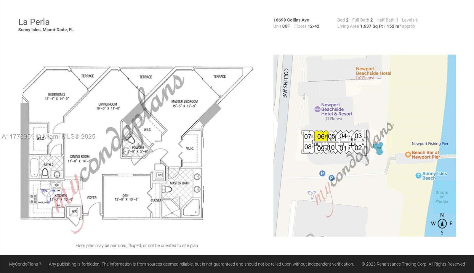 16699 Collins Ave # 2406