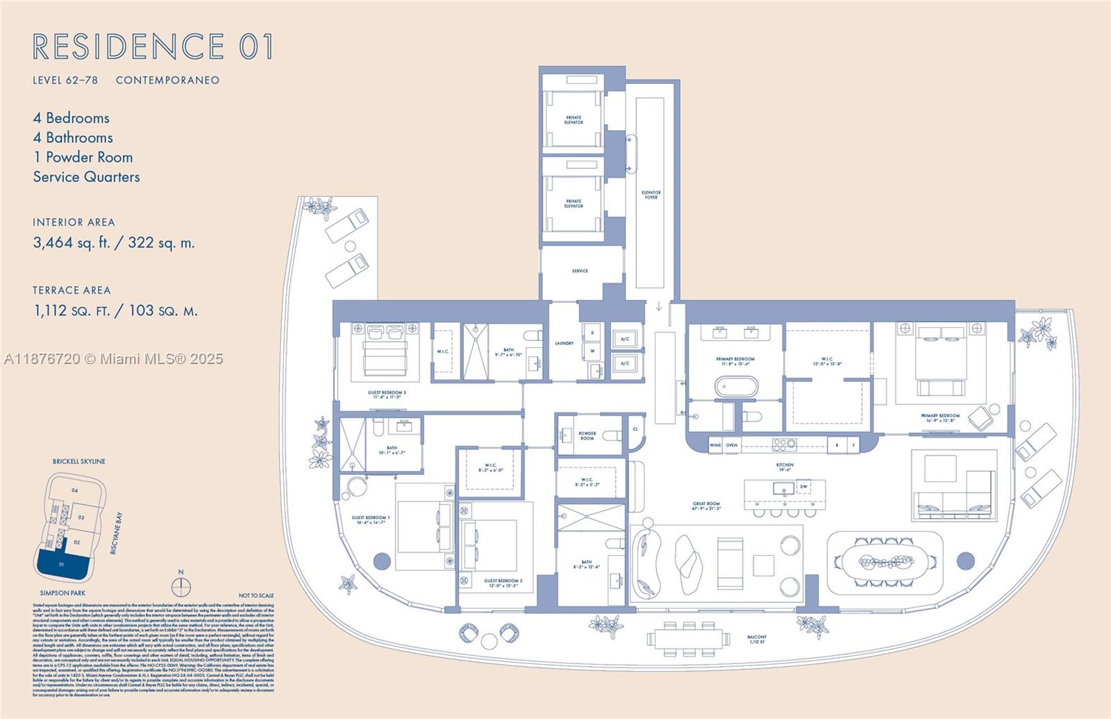 1420 South Miami Ave Unit: 7301