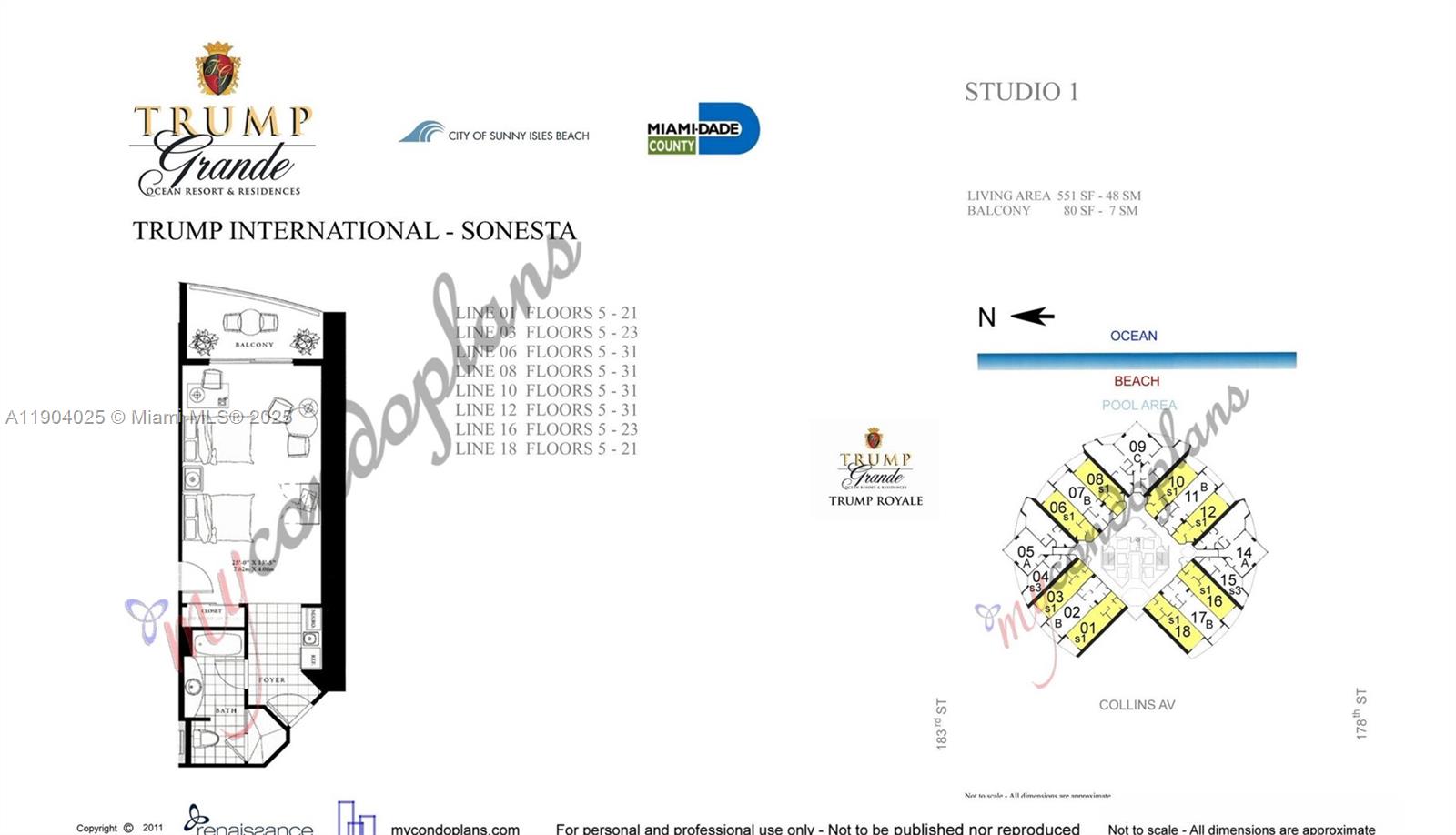 18001 Collins Ave # 1608