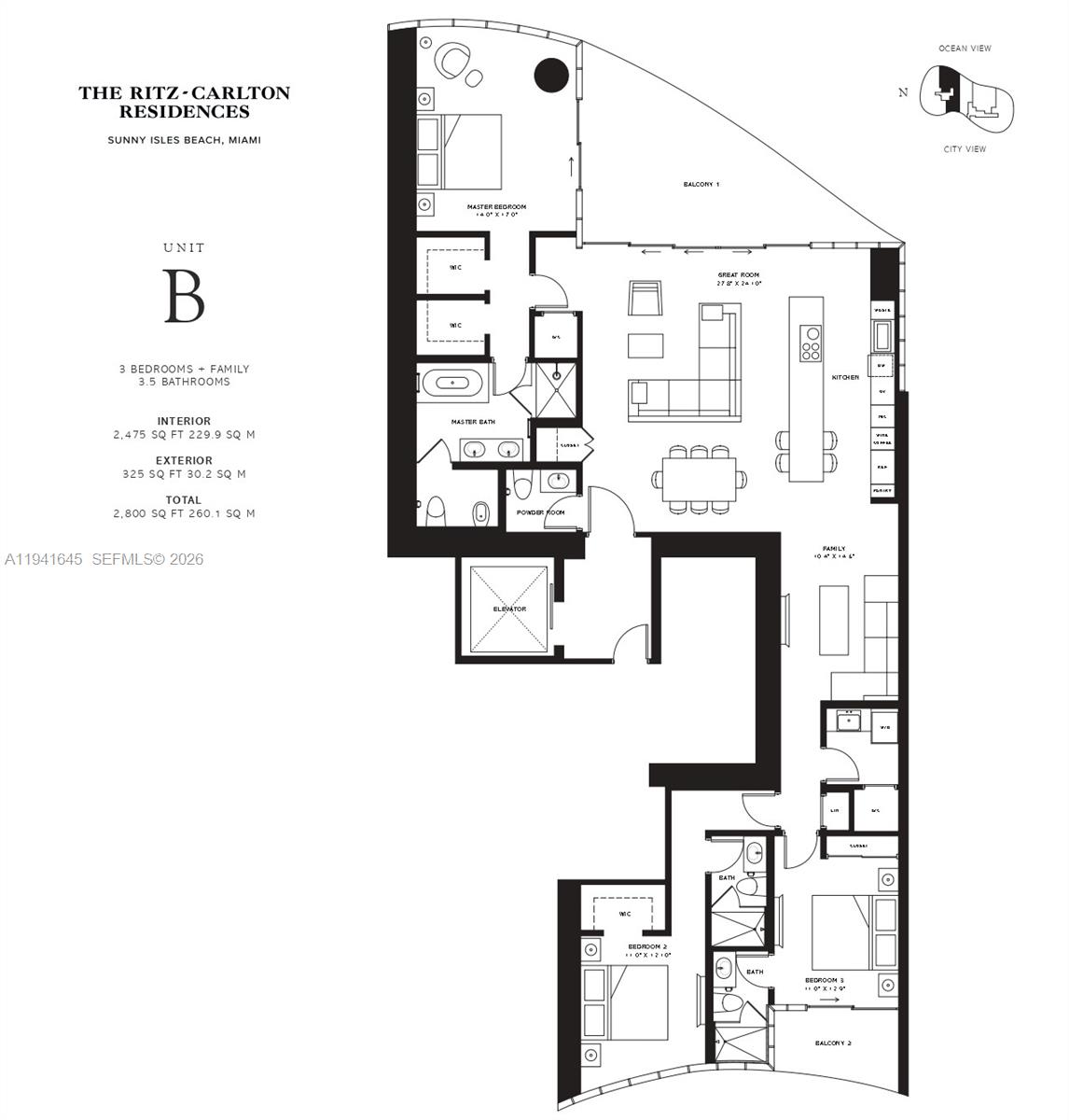 15701 Collins Ave # 1002