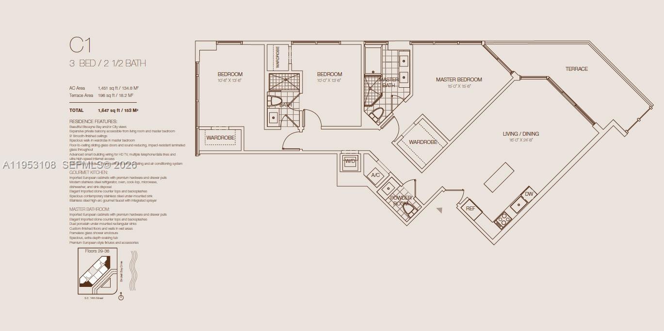 1300 Brickell Bay Dr # 3302