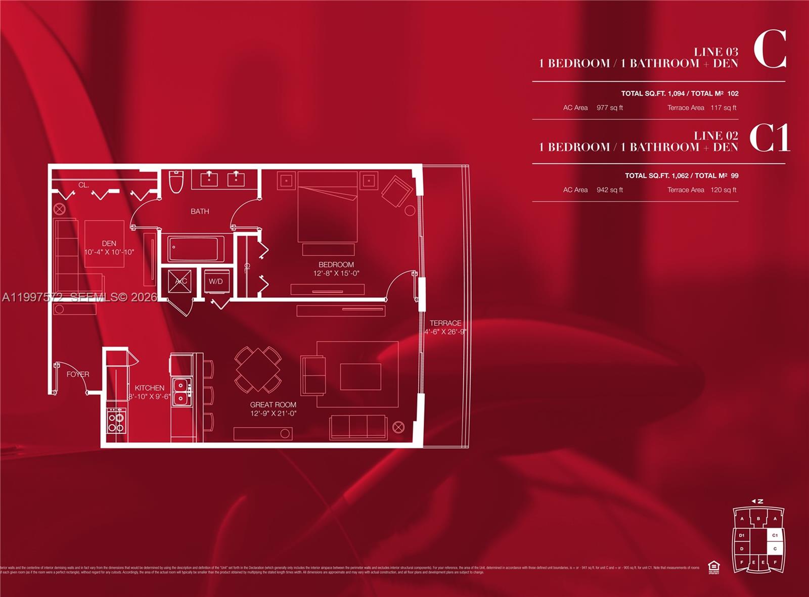 1100 S MIAMI AV Unit: 4102