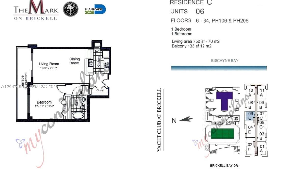 1155 Brickell Bay Dr # 2206