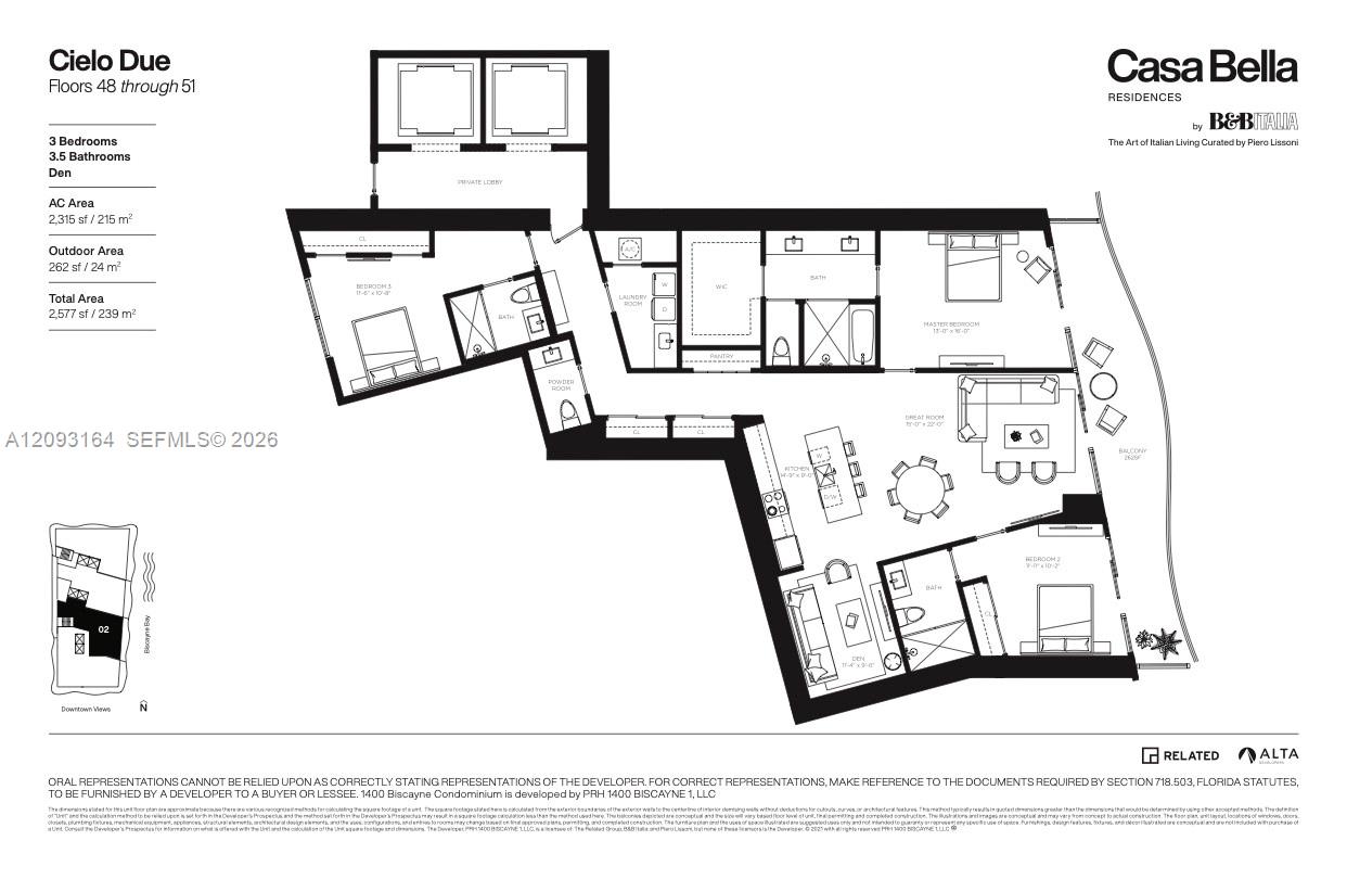 1400 Biscayne Boulevard # 5302 Unit: PH-5302