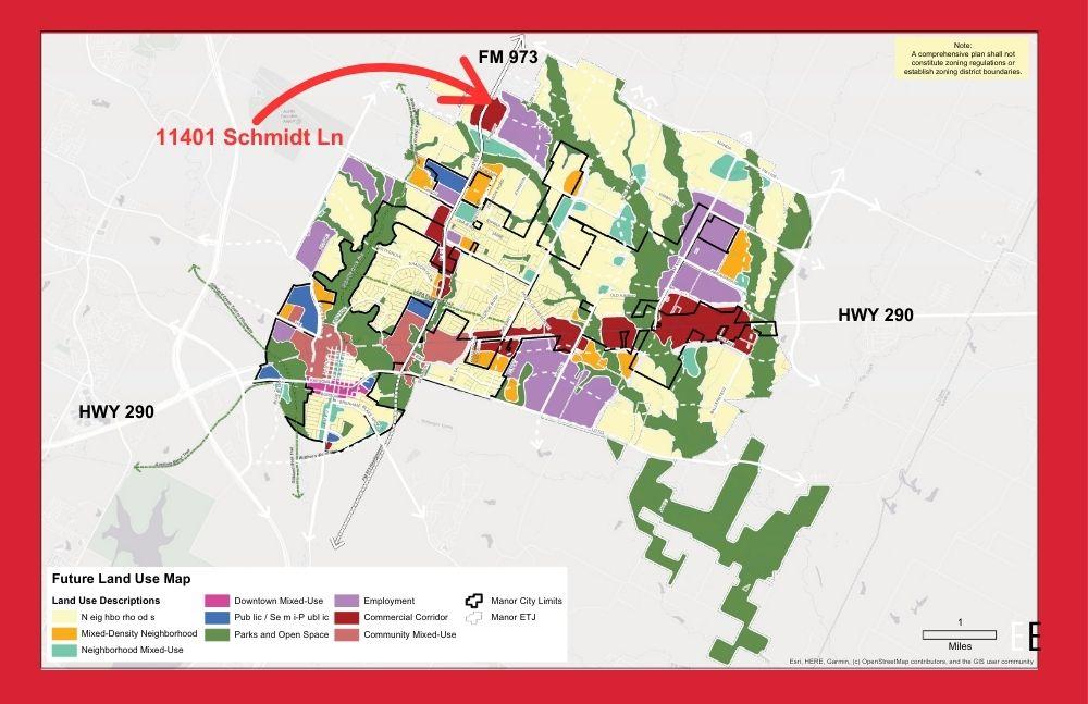 5 Unrestricted Acres in the Commecial Corridor of Manor on FM 973