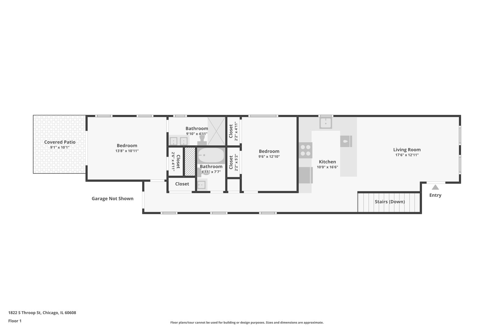 1822 S Throop Street Unit: 1