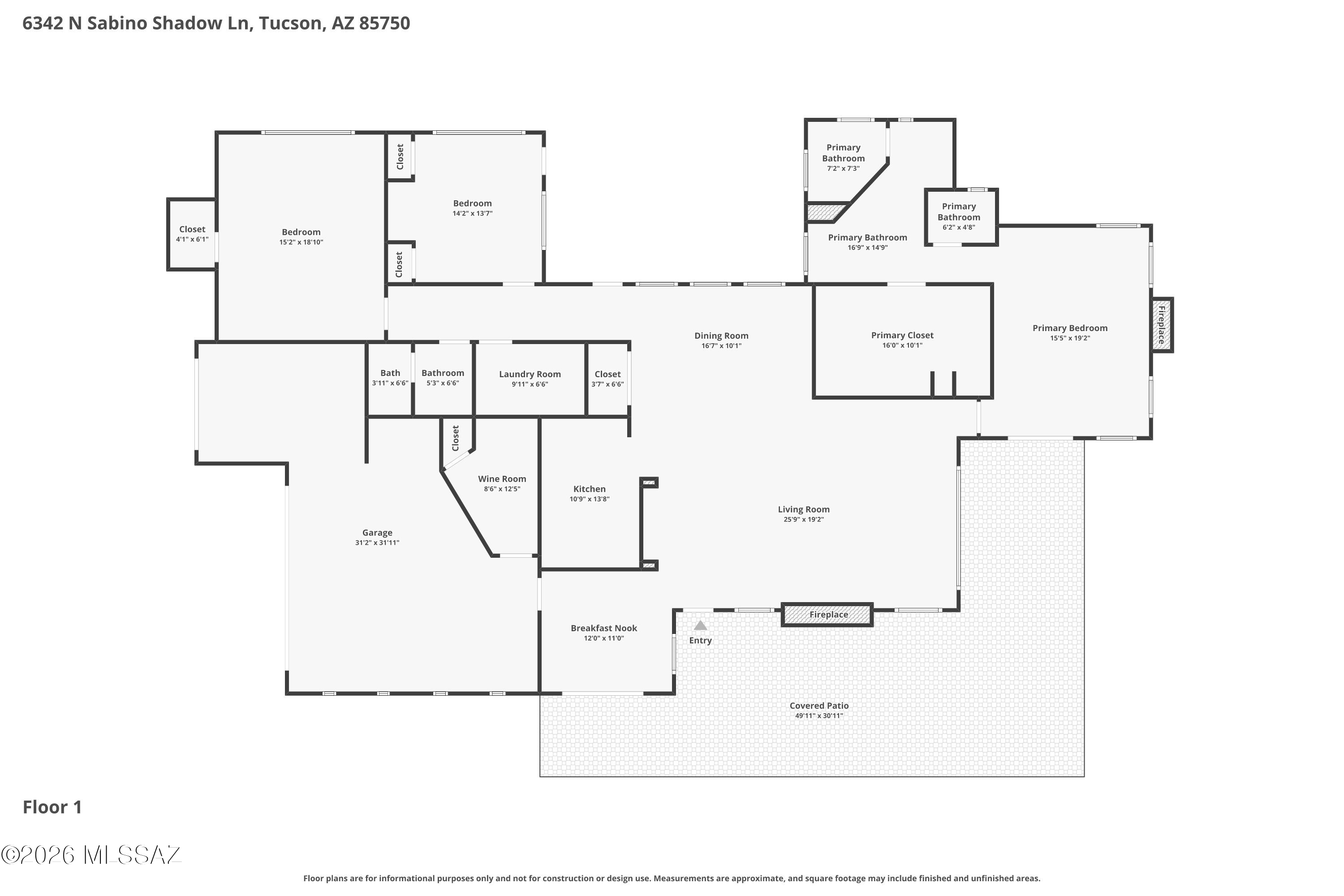 6342 N Sabino Shadow Lane