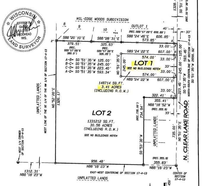 Lot 1 N Clear Lake Road