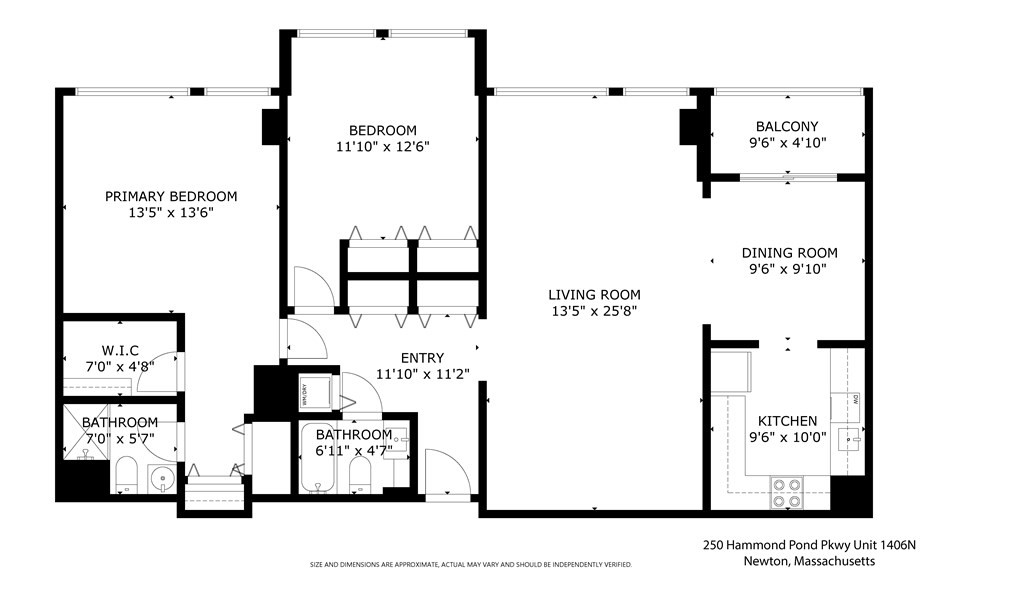 250 Hammond Pond Pkwy # 1406N