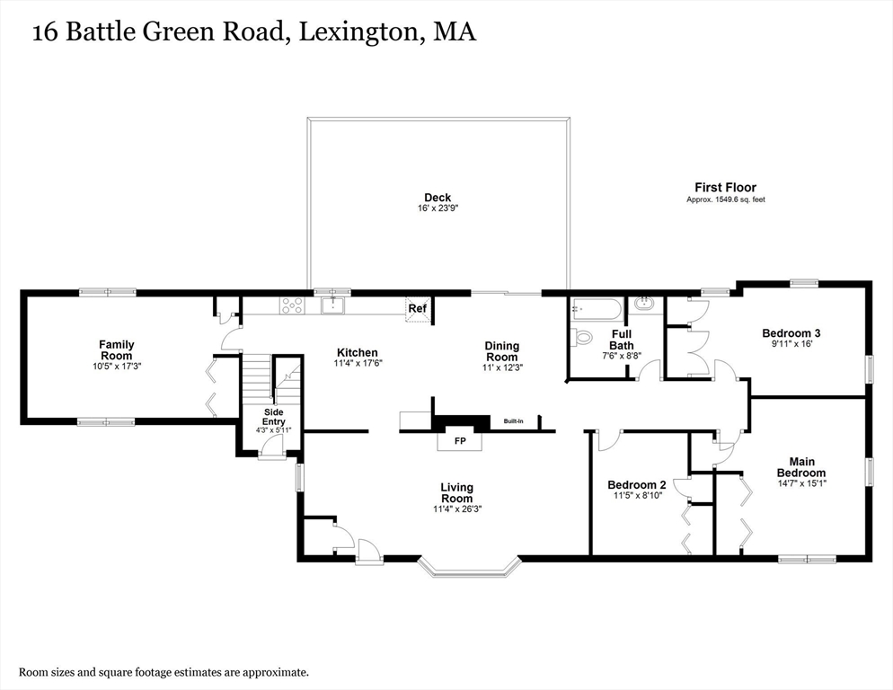 16 Battle Green Road