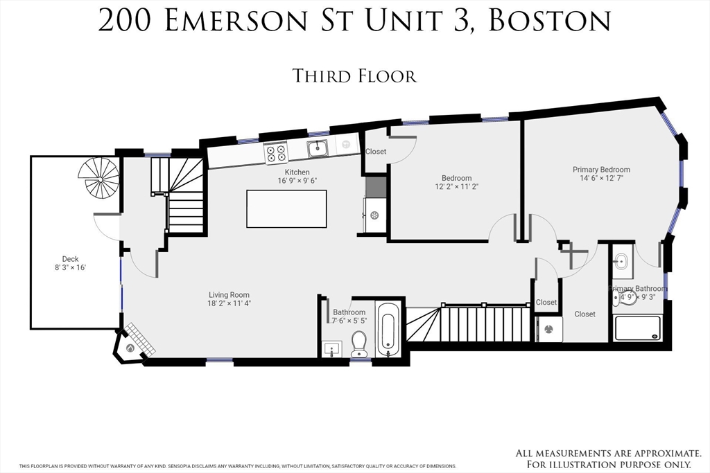 200 Emerson St Unit: 3 Penthouse