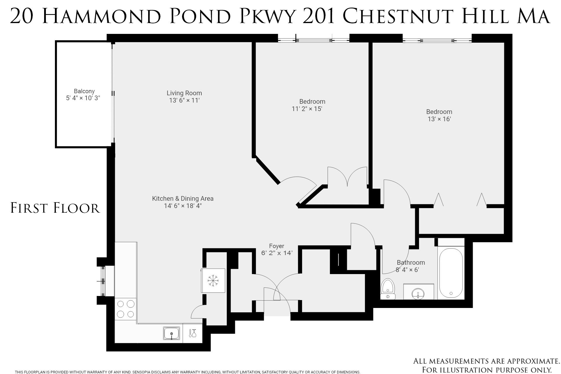20 Hammond Pond Pkway # 201