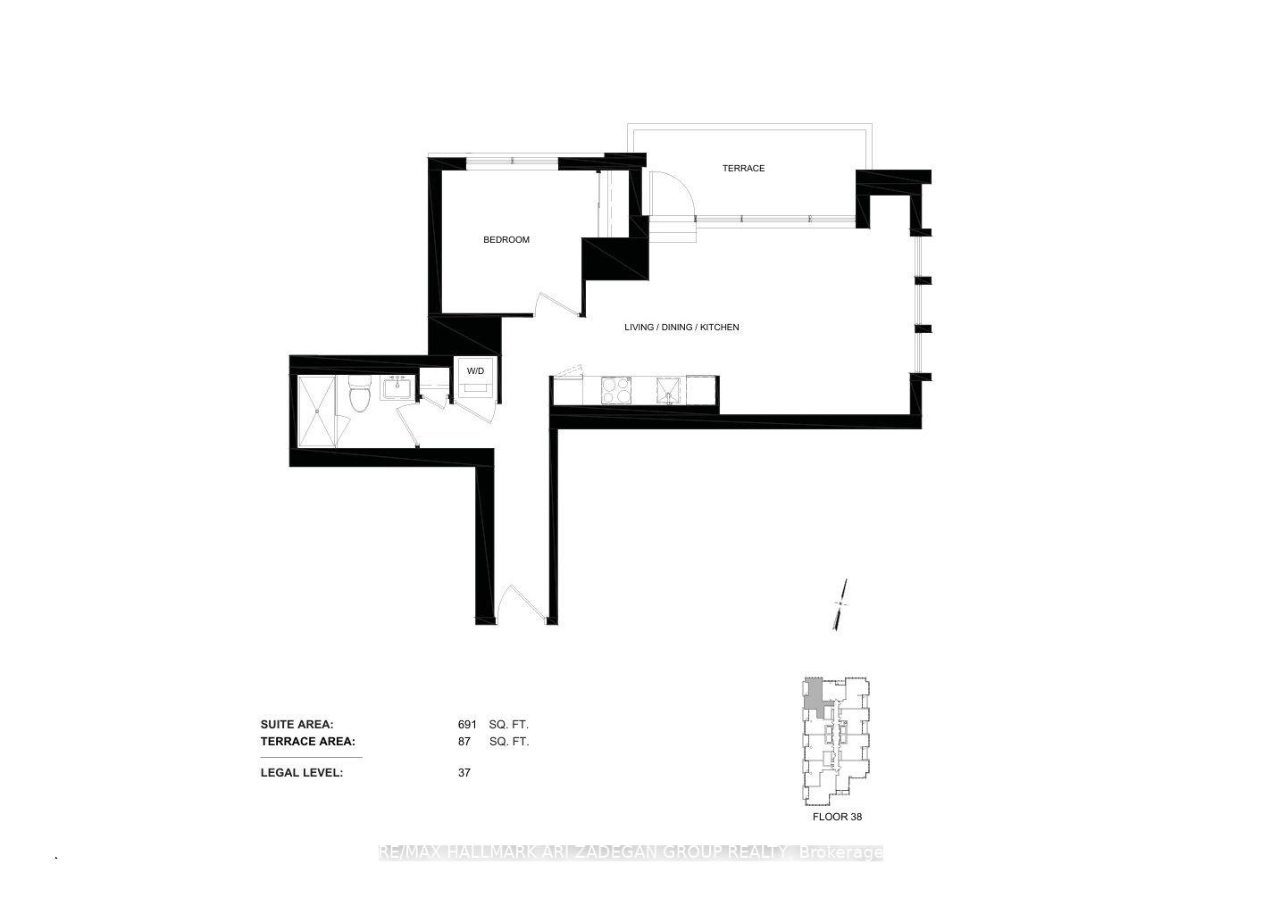 1 Quarrington Lane 3807, Toronto Unit: 3807