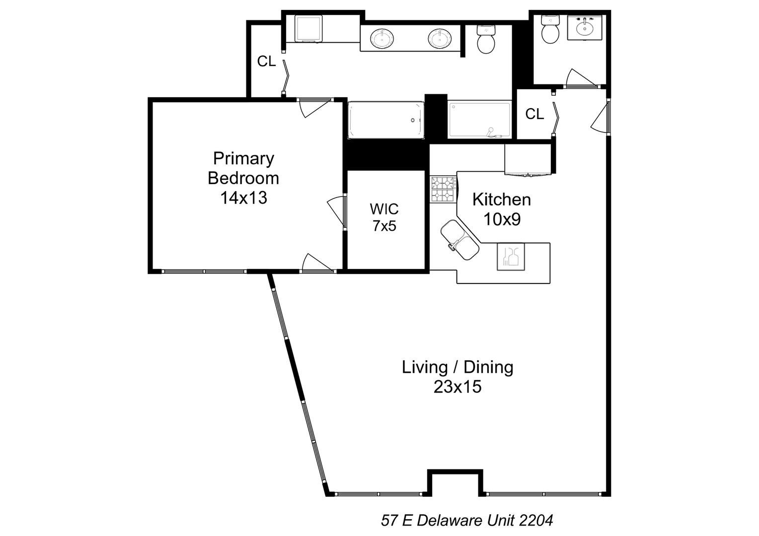 57 E Delaware Place Unit: 2204