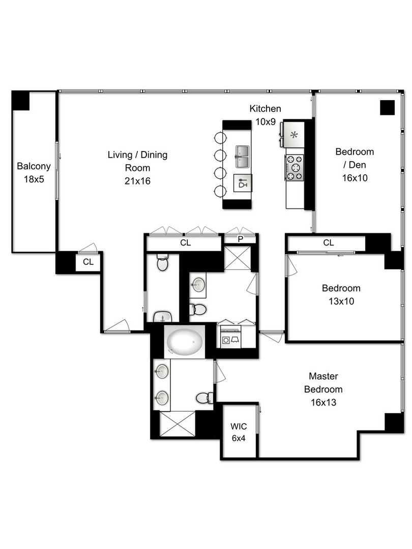 611 S Wells Street Unit: 2907