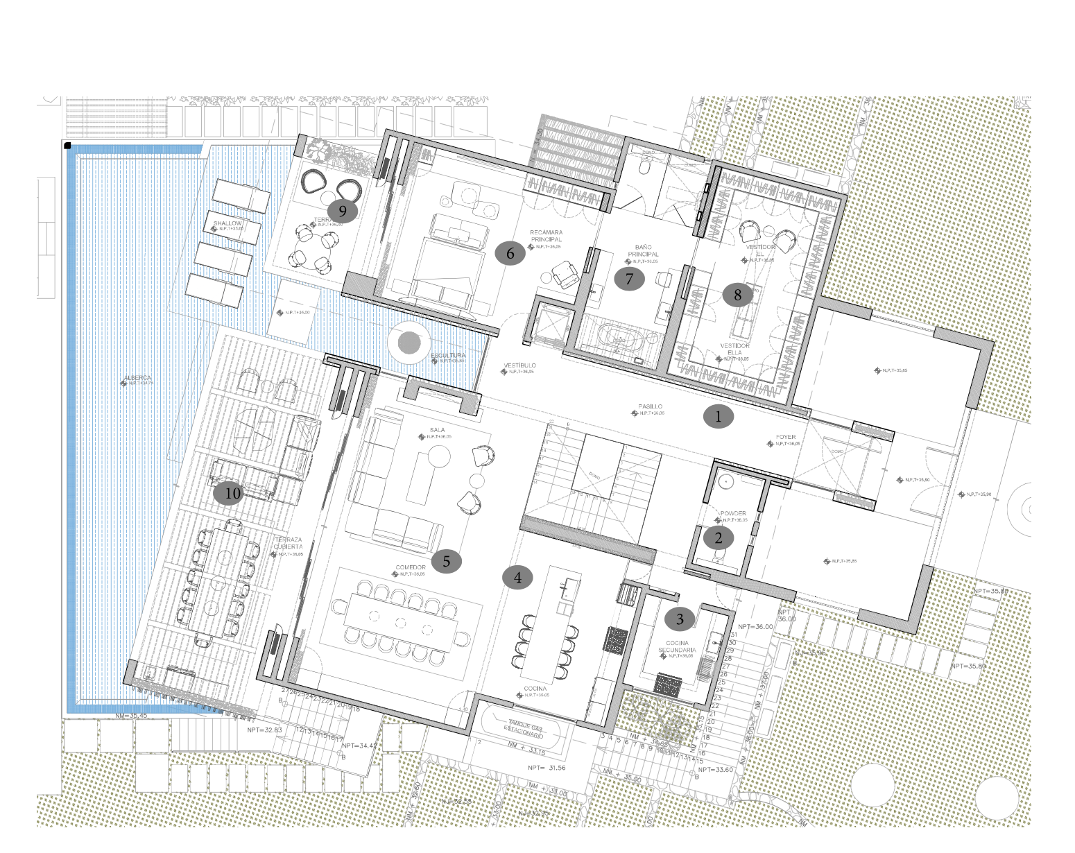 NEW CUSTOM HOME, Colinas 5, San Jose Corridor