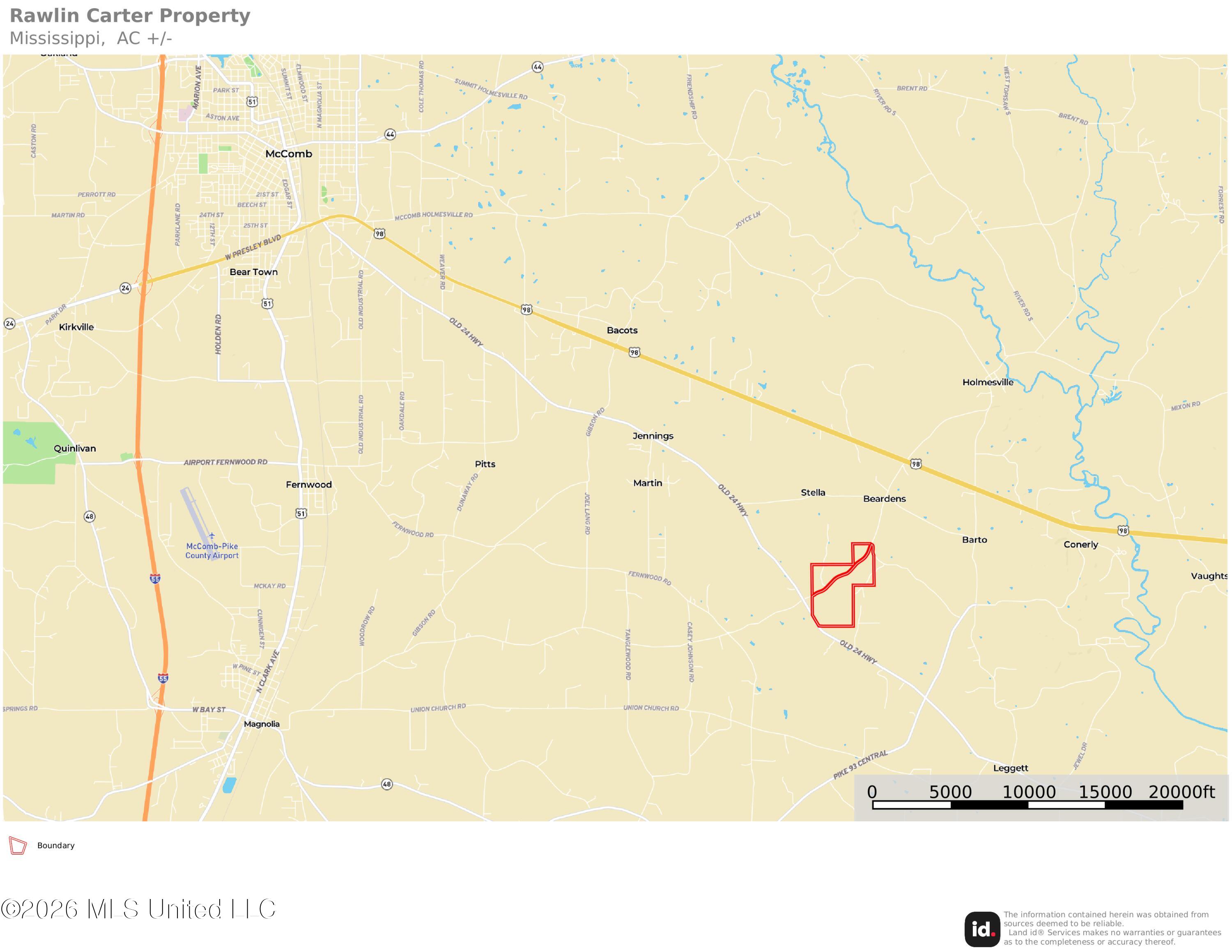 Magnolia Holmesville Road, McComb