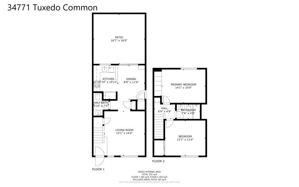 34771 Tuxedo Common