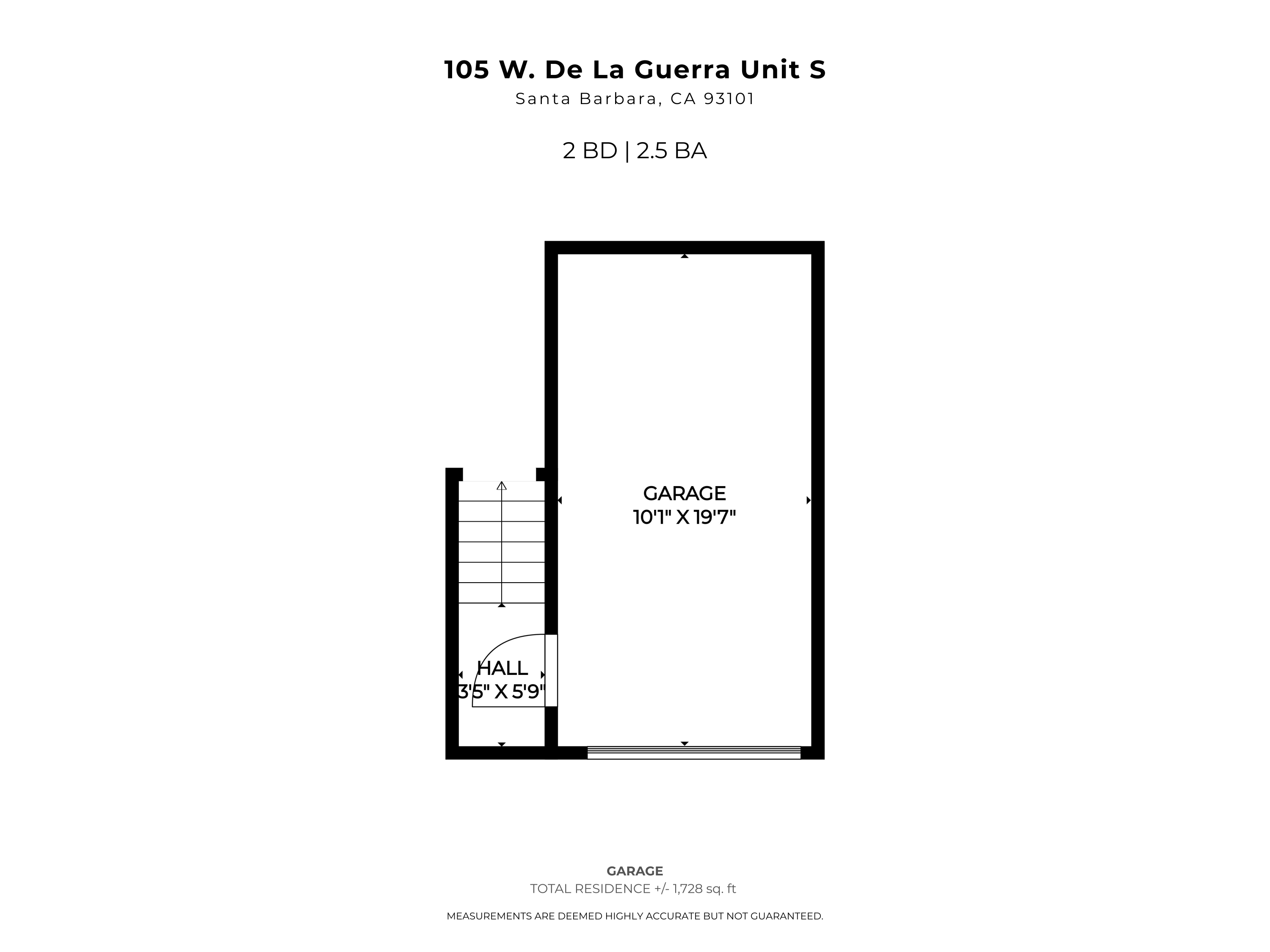 105 W De La Guerra Street, S