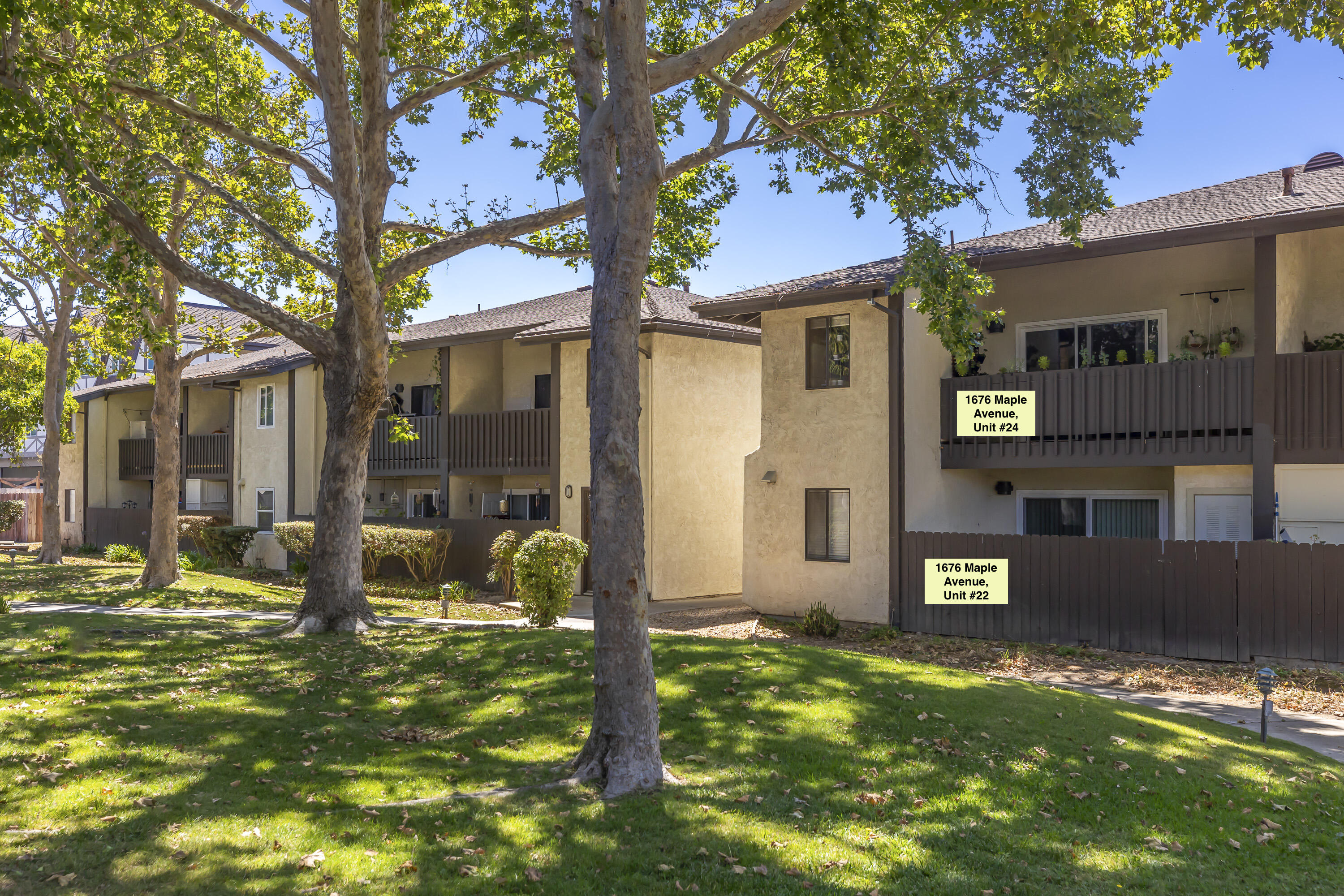 1676 Maple Avenue, Units #22. & #24