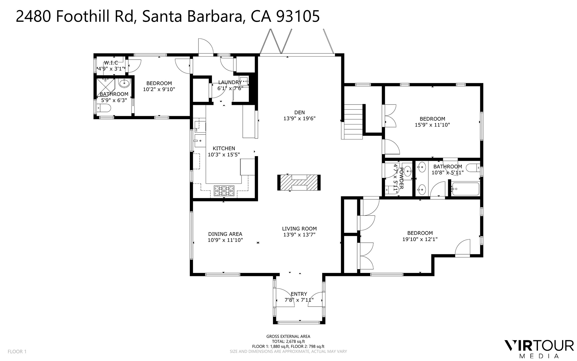 2480 Foothill Road, SANTA BARBARA