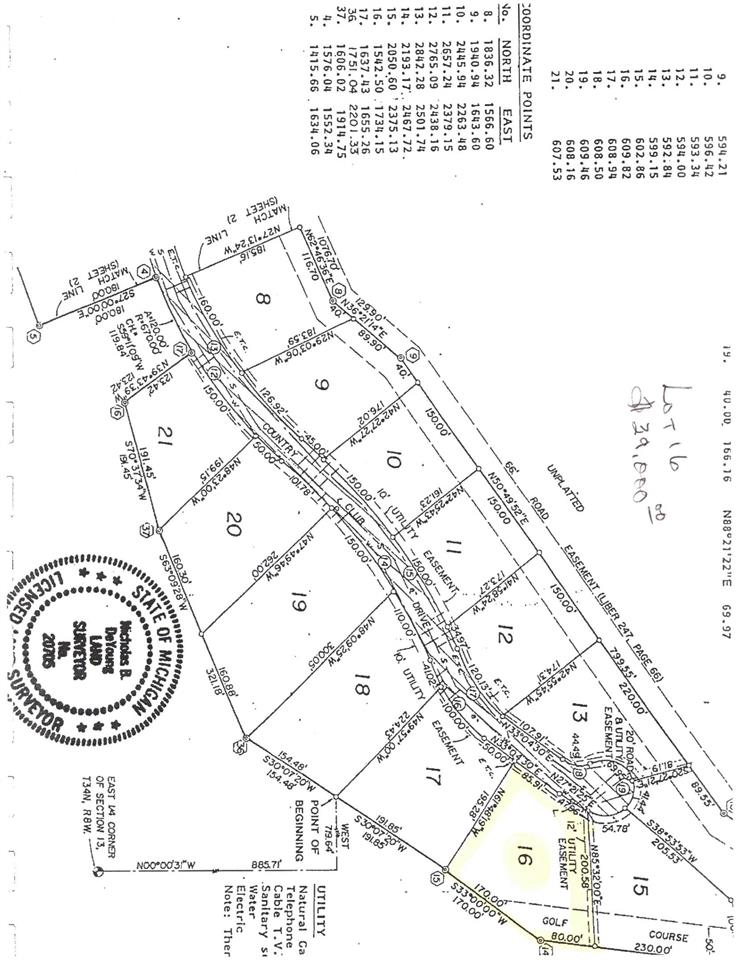 Lot #16 N Country Club Drive