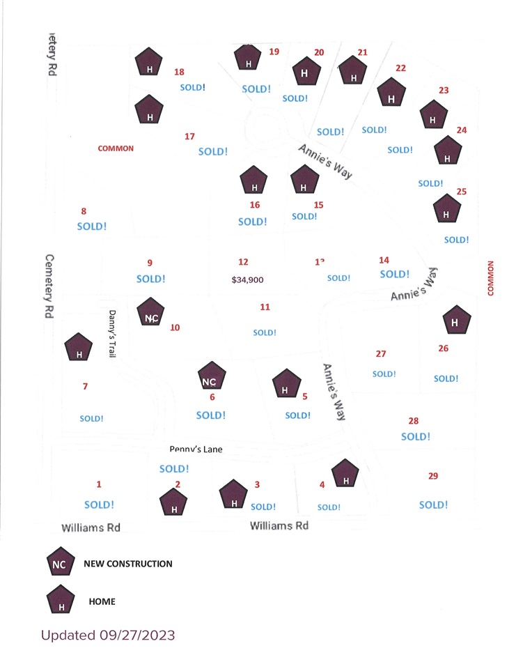 3438 Annie's Way Unit: Lot # 12