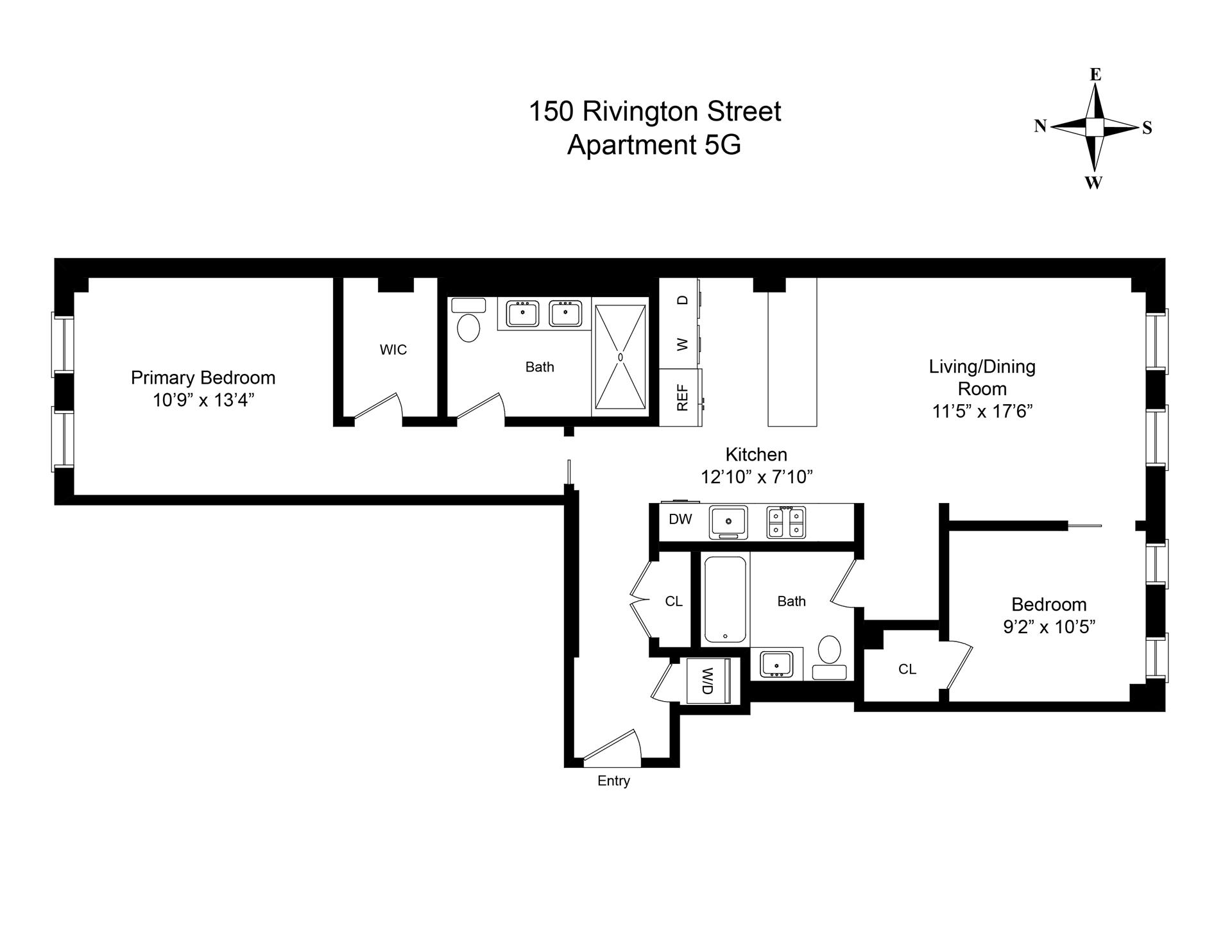 150 RIVINGTON Street 5G