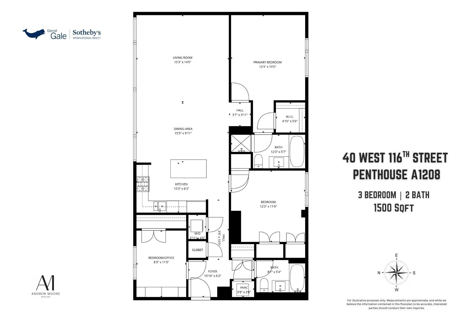 40 W 116th Street A-1208