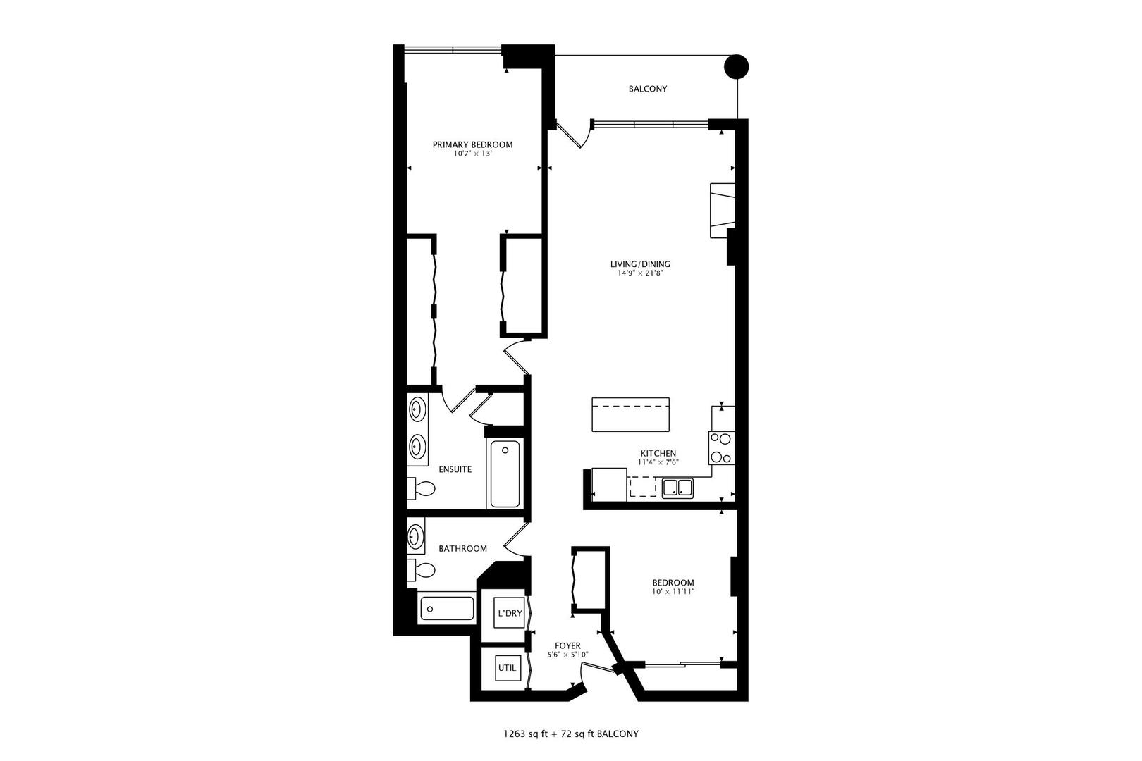 1200 W Monroe Street Unit: 603