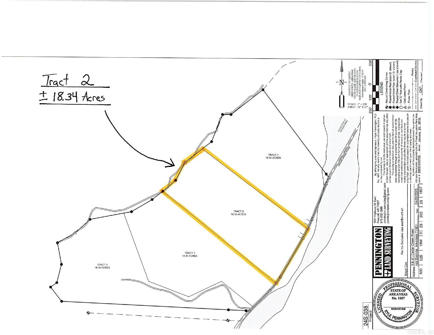 TBD Tract 2 Cedar Creek Road