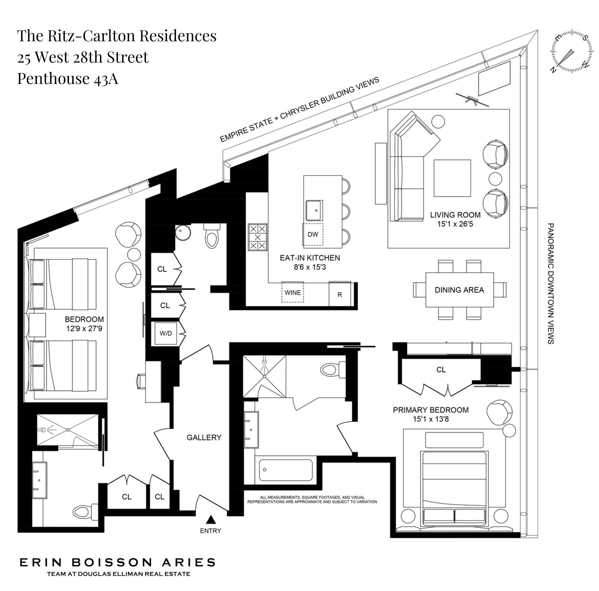 THE RITZ-CARLTON, NEW YORK, NOMAD, PENTHOUSE 43A