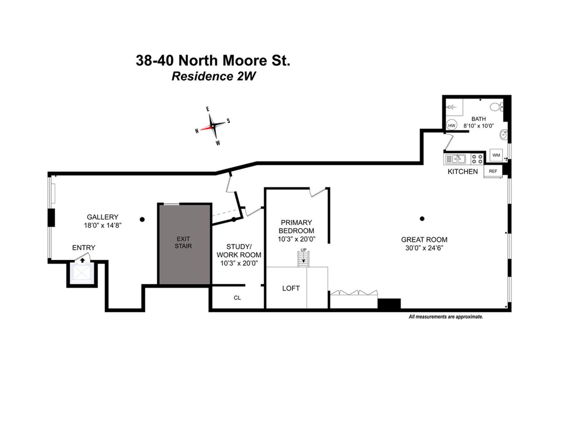 38 N MOORE Street 2W