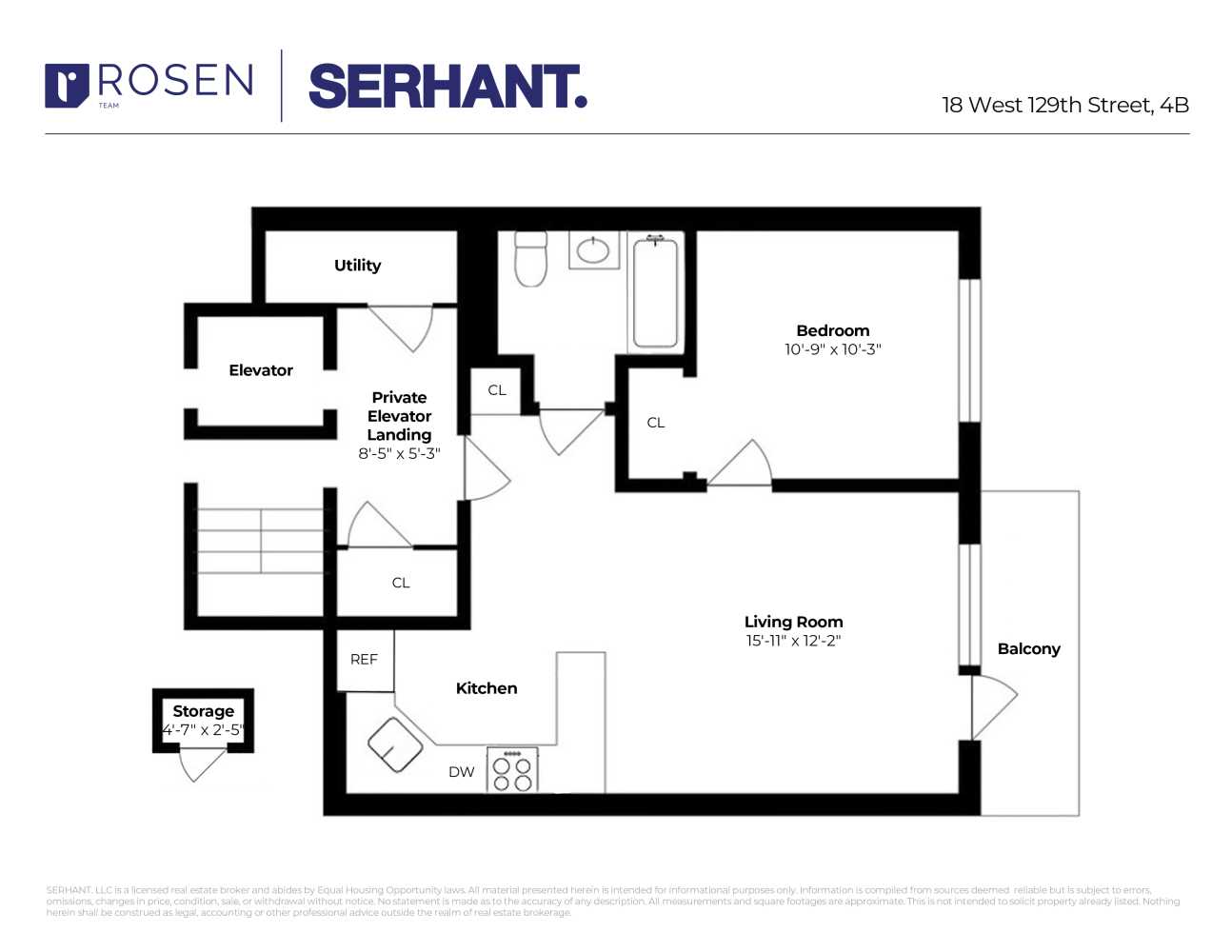 18 W 129TH Street Unit: 4B