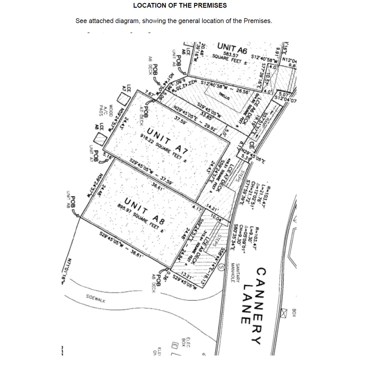 A7 A8 Cannery Lane Lane